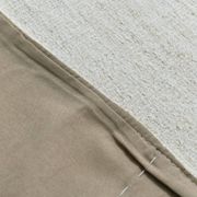 9x12 White & Cream Modern Striped Kilim Rug, 268c358Cm