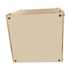 Table carré en plexis