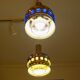 Paire de suspensions Space age vers 1970 en Metal Chrome