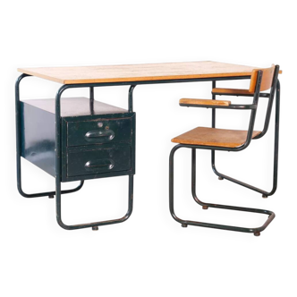 Desk and chair