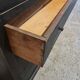 Former industrial library solid wood two glass doors and three drawers furniture trade