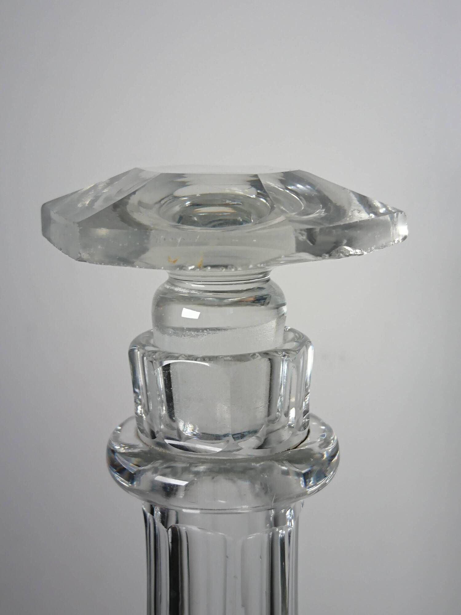 Old bottle with its cap