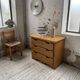 80s pine chest of drawers, mountain furniture