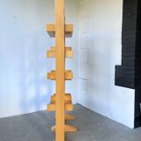 Bookcase on solid beech legs from the 80s