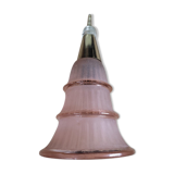 Walkaround lampshade glass paste pink old vintage flea