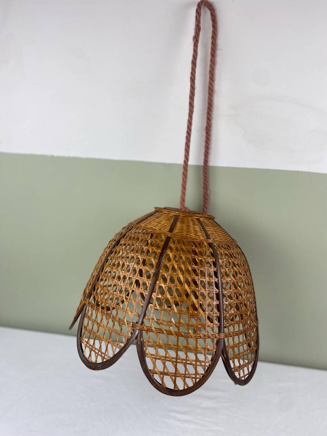 Suspension osier vintage