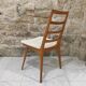 Scandinavian chair reupholstered loop
