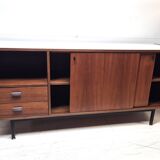 Low sideboard, 1950s/60s, from the Jean Zay University Residence in Antony