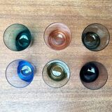 Coloured Shot Glasses German Mid-Century, 1960s, Set of 6