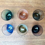 Coloured Shot Glasses German Mid-Century, 1960s, Set of 6