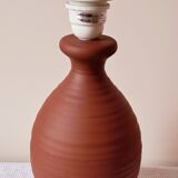 Large terracotta lamp by Lampes d'Albret