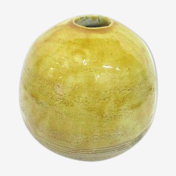 Vase " boule " en céramique fabrication artisanale