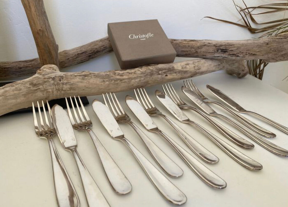 Christofle Dax fish cover