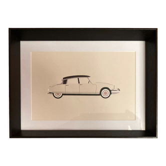 Deco design frame - Citroën DS