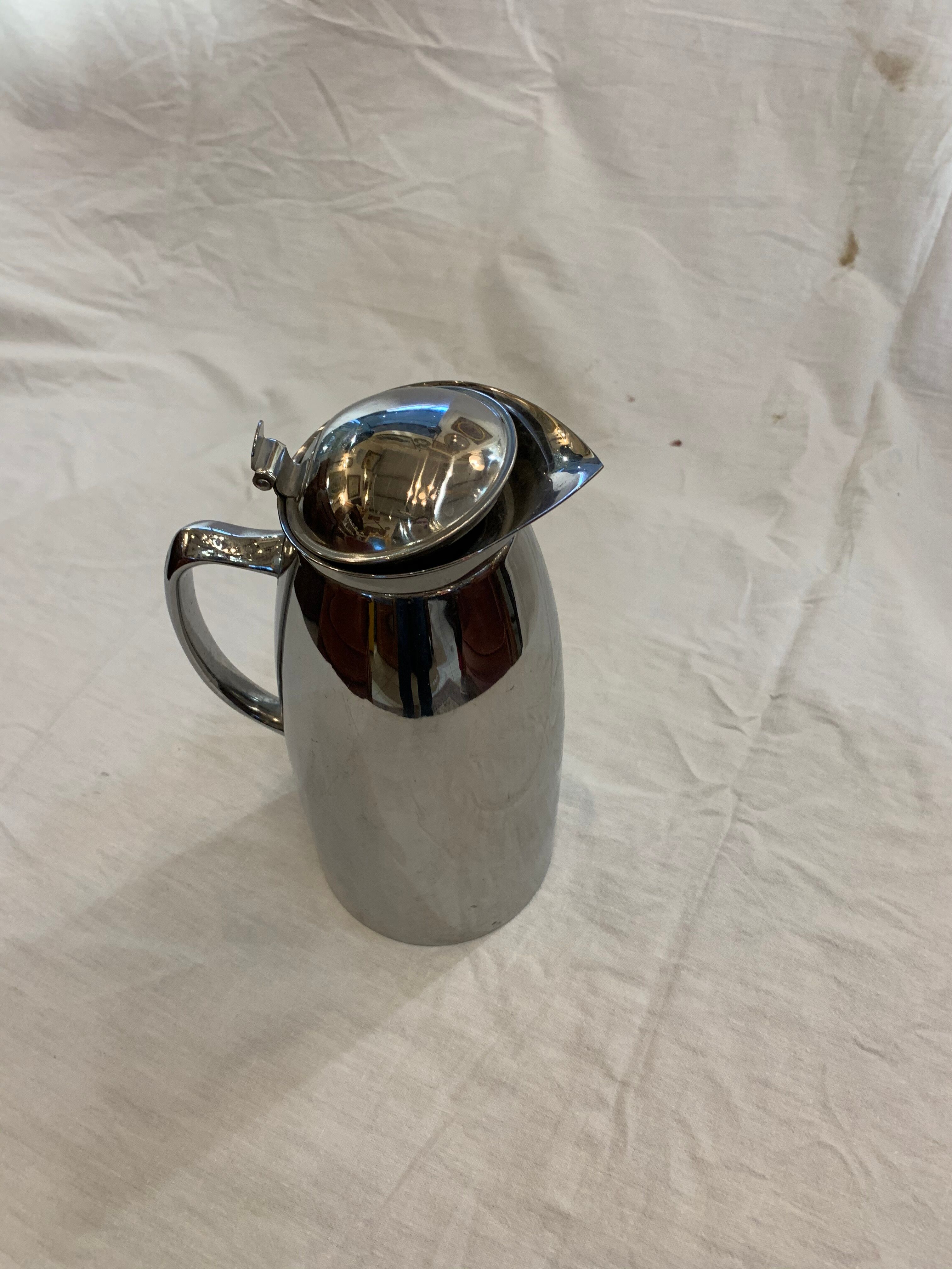 Silver metal insulated pitcher