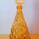 Amber Empoli glass carafe 70s
