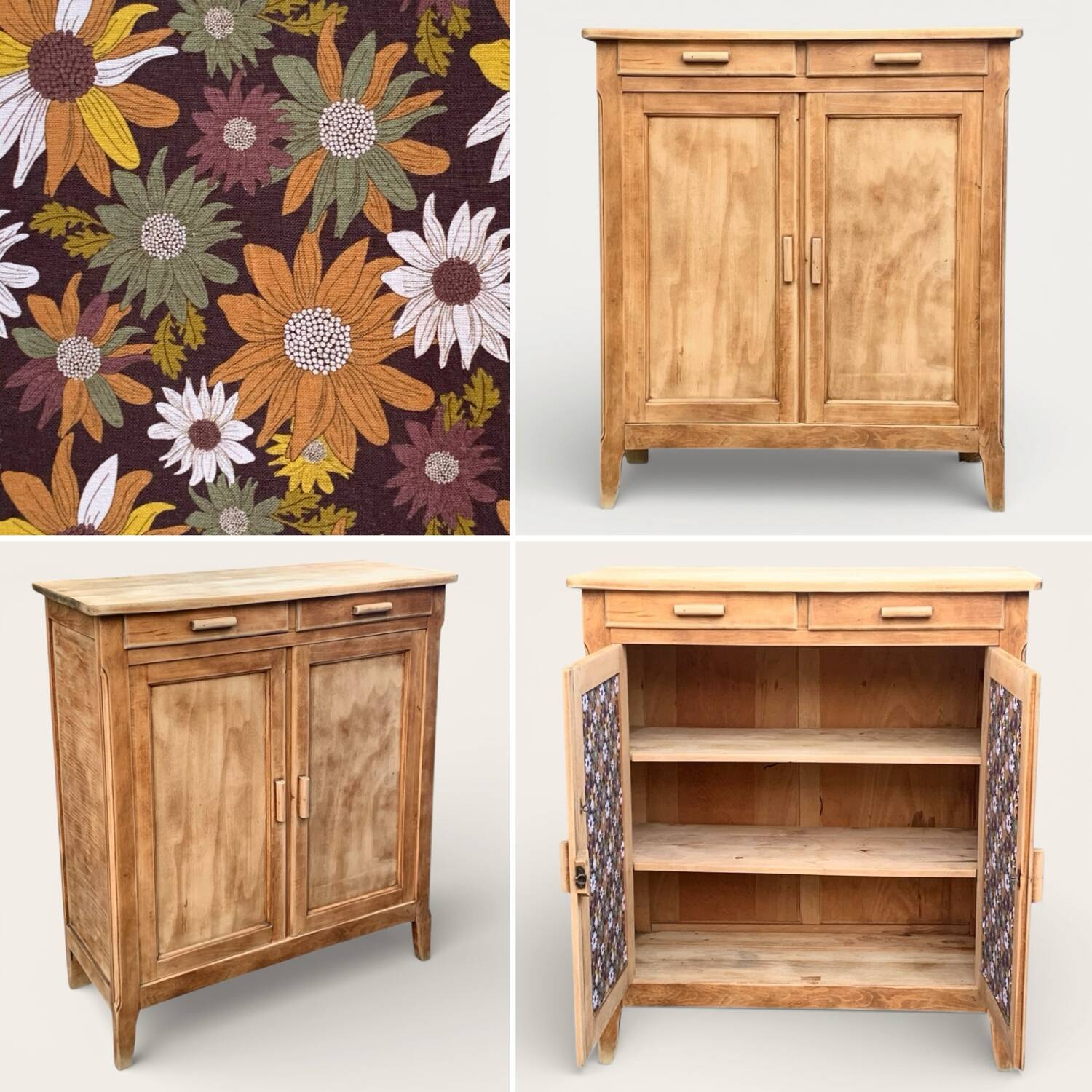 Buffet parisien bois brut 1940 H100