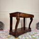 Mahogany Console Table, Restoration Period, 19th Century