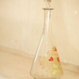 Legras (Fin XIXe siècle) - Carafe à liqueur en verre émaillé