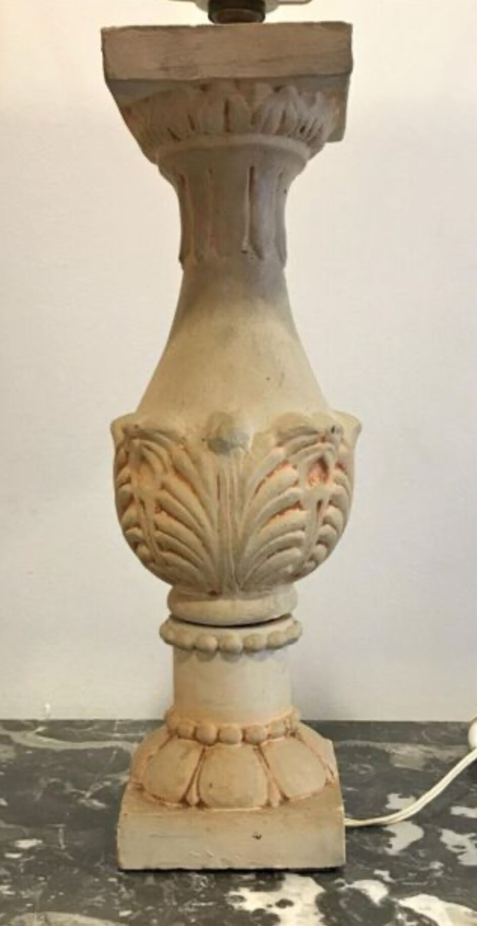 Pair of baluster lamps