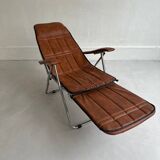Authentic vintage reclining armchair