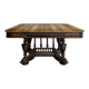 Renaissance-style table in solid walnut