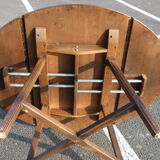 Table Ercol oval engraving