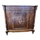 Napoleon III sideboard, rosewood and floral marquetry, 19th century