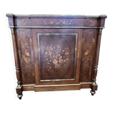 Napoleon III sideboard, rosewood and floral marquetry, 19th century