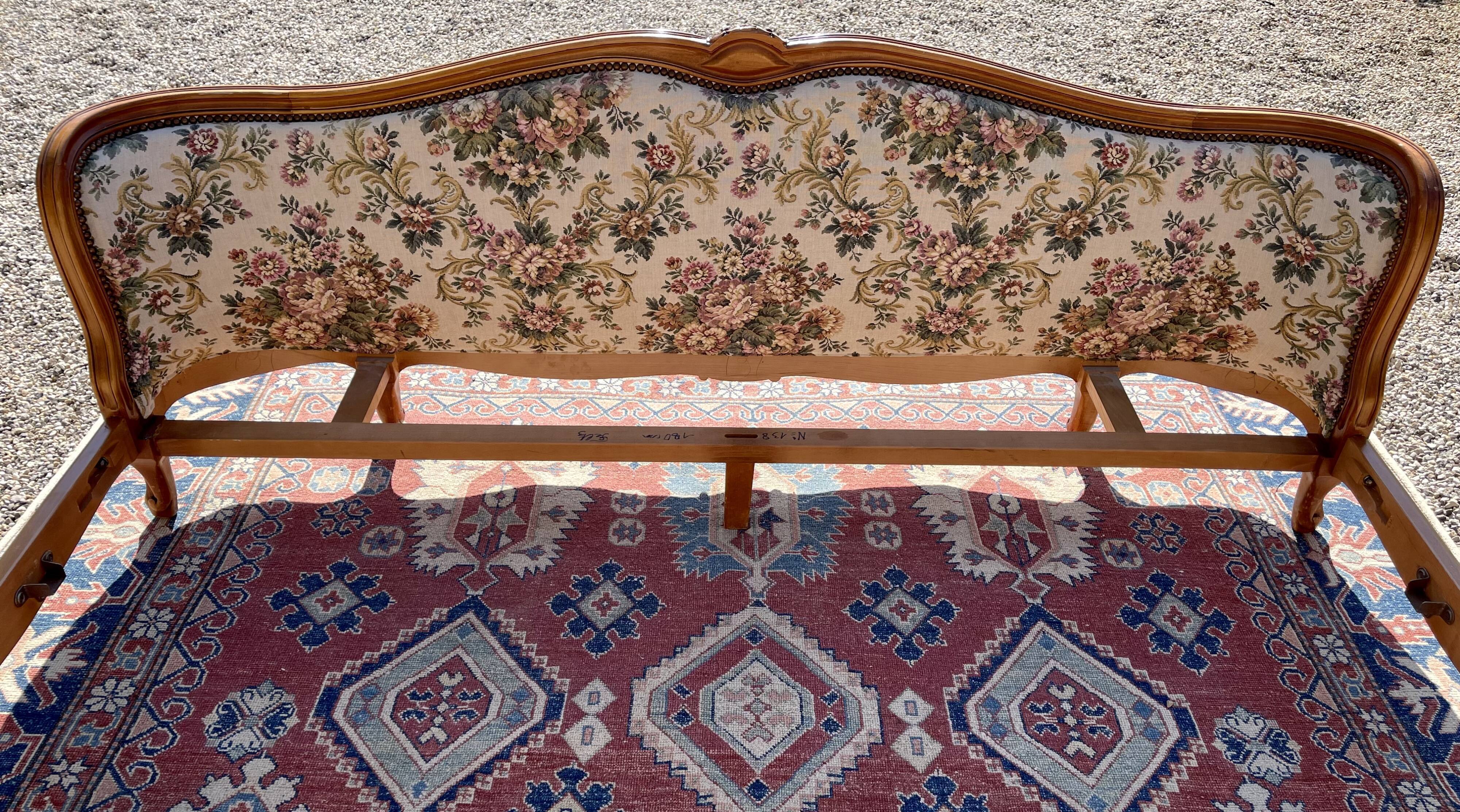 Louis XV style cherry bed