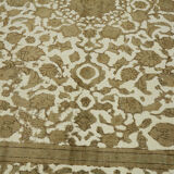 275 cm x 367 cm beige wool carpet