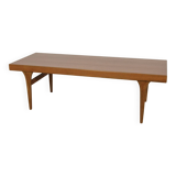 Table basse en teck du milieu du siècle par Johannes Andersen pour CFC Silkeborg, Danemark