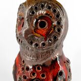 Important ceramic lamp / floor lamp, Owl, by Walter Gerhards