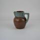 Two-tone stoneware pitcher by Louis Lourioux