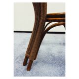 Vintage dining table rattan