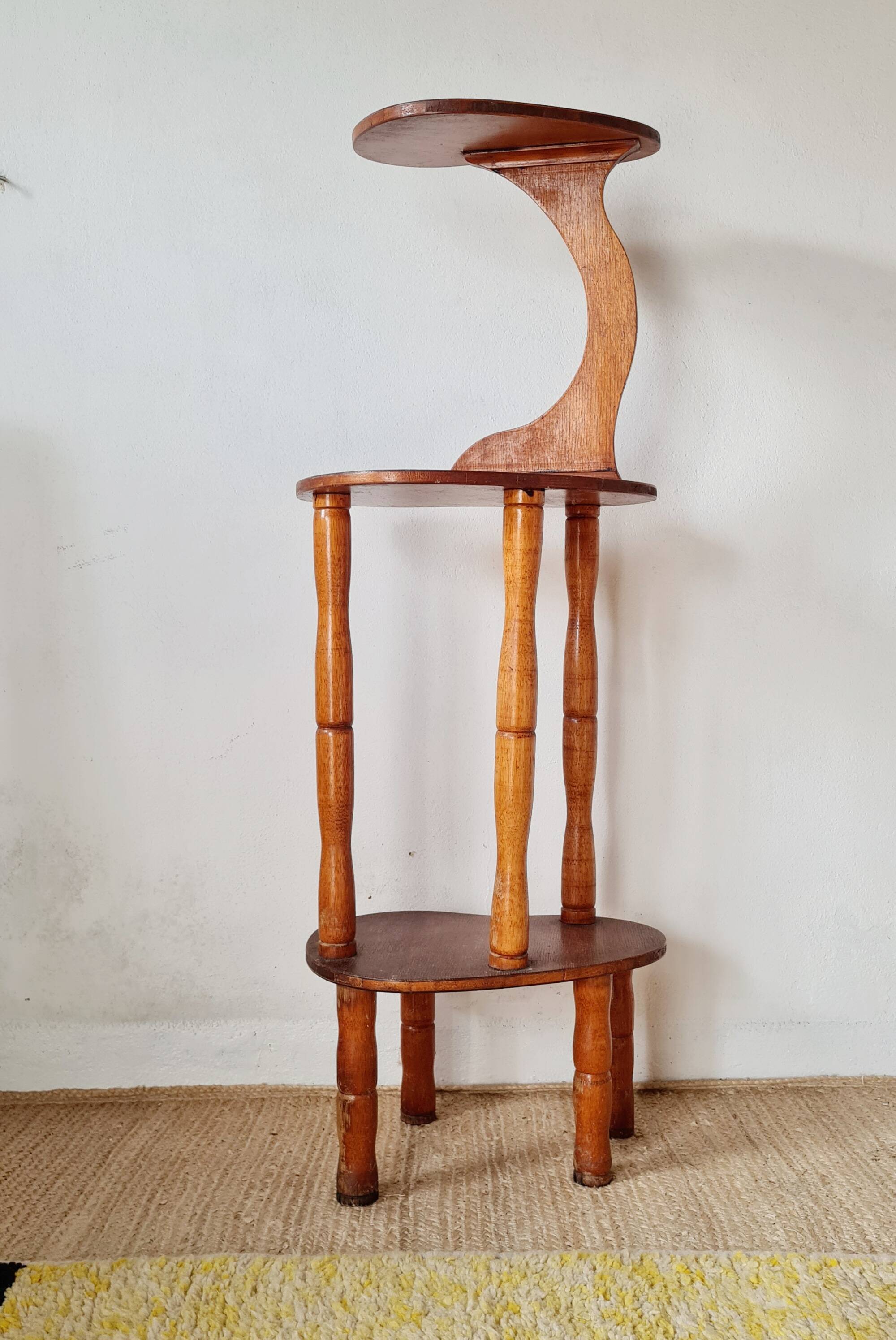 Sellette en bois - porte-plantes