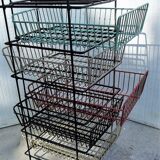 Vintage trolley storage rack 1950