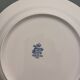 Set of 4 hollow Jäger plates in Blau Saks porcelain