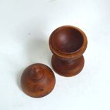 Turned wooden box