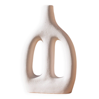 Vase en céramique blanc