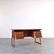 Mid-Century Danish Teak Executive Desk by Svend Åge Madsen for H.P. Hansen,
