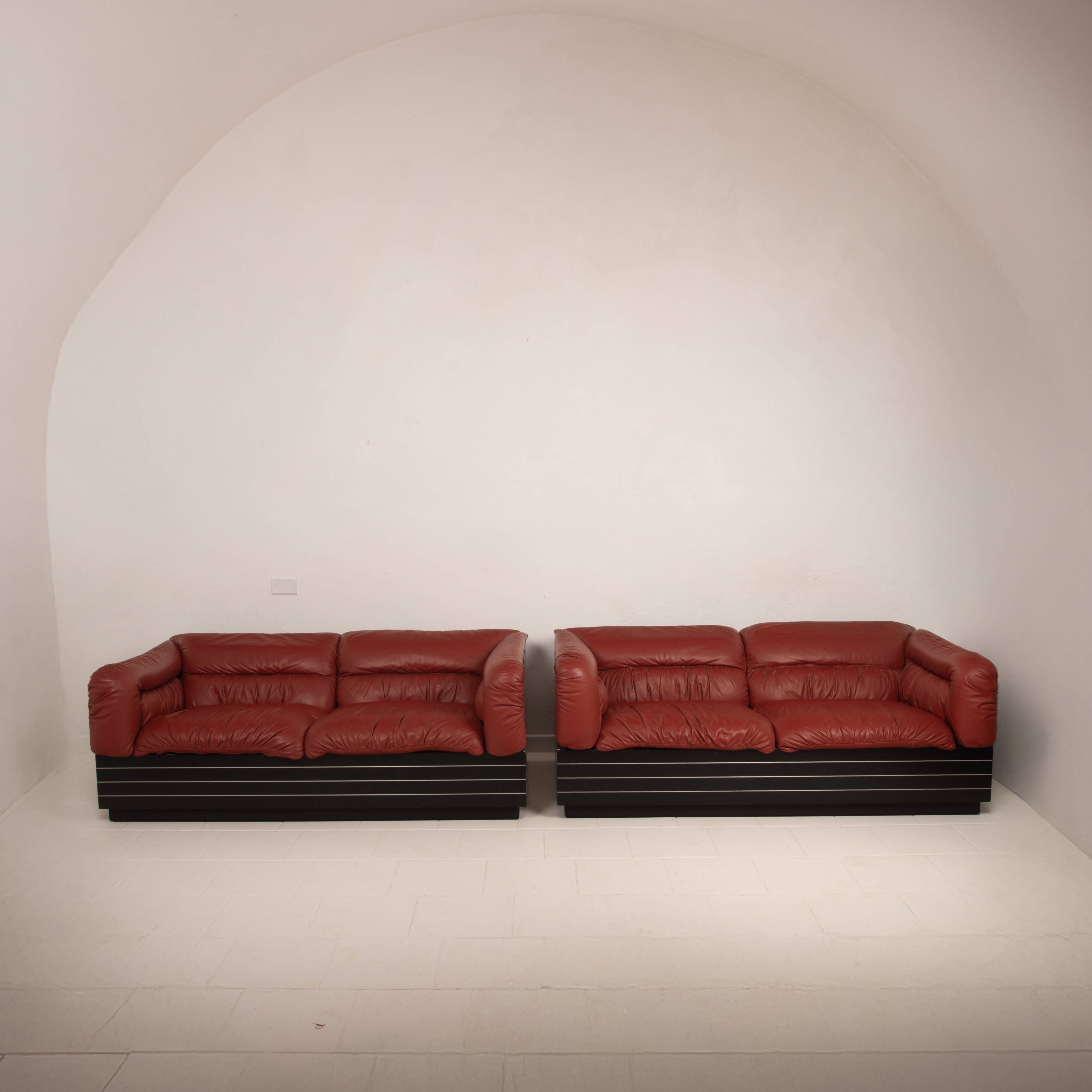 Sofa Strato par Giovanni Offredi pour Saporiti Italia, 1970