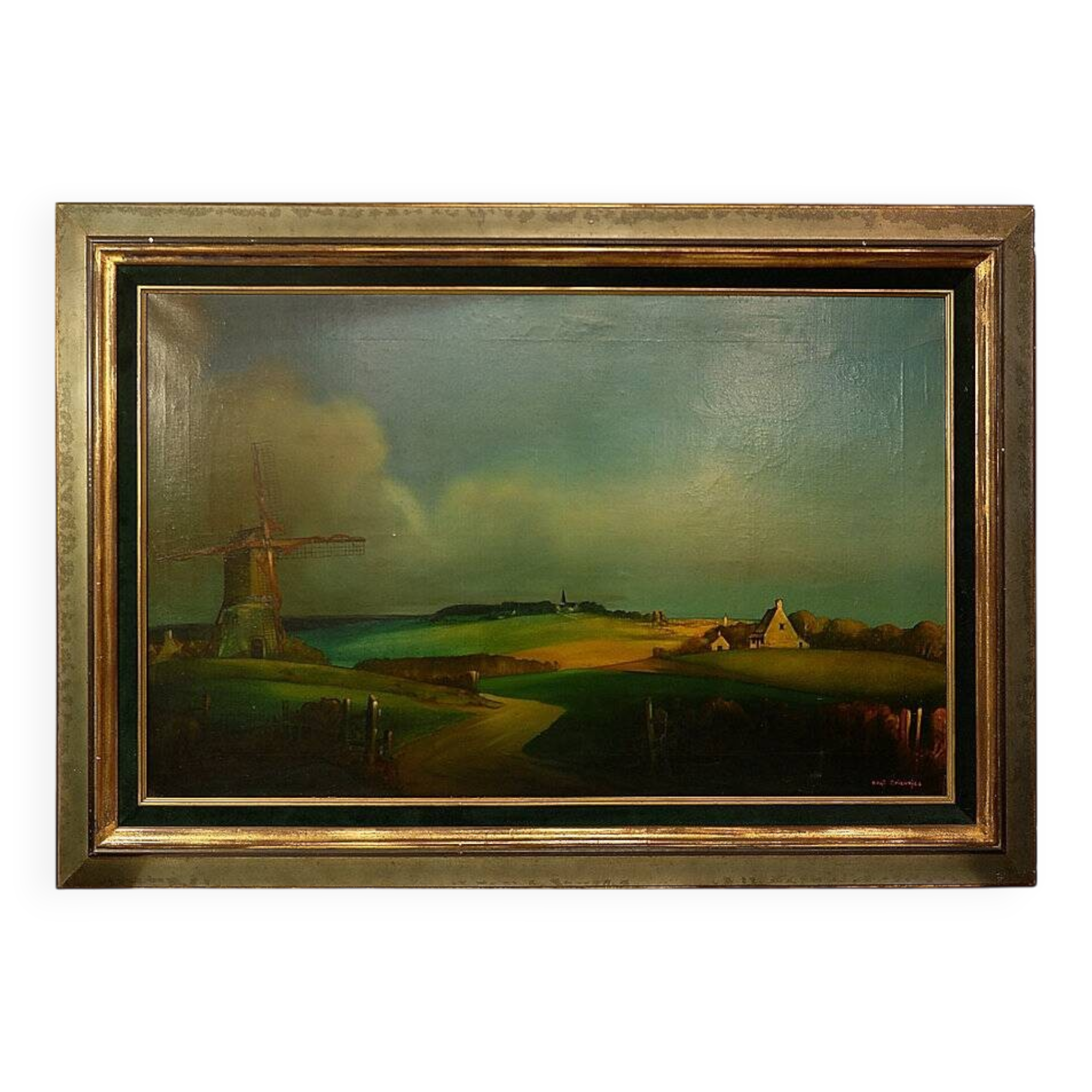 Staf stientjes (1883-1974) huile sur toile - signée en bas à droite.