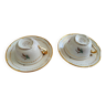 6 cups and saucers Vierzon (Cher) C G