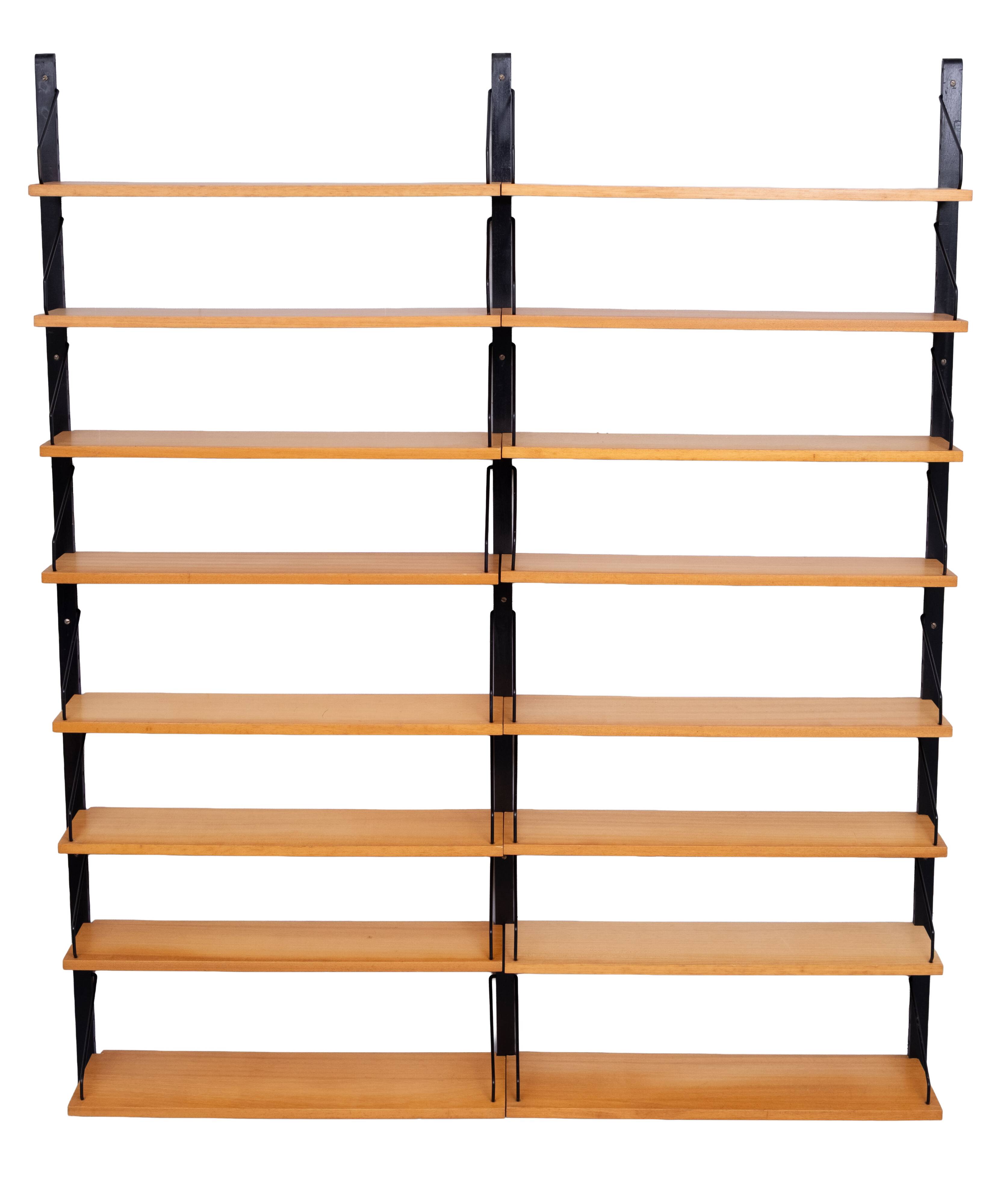 Poul Cadovius Royal System Beech wood Bookcase 1960s