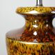 Vintage Italian lamp in pyrite ceramic, 1970s-1980s Hollywood Regency.