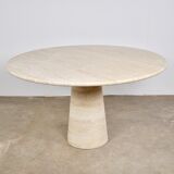 Travertine table 1960s