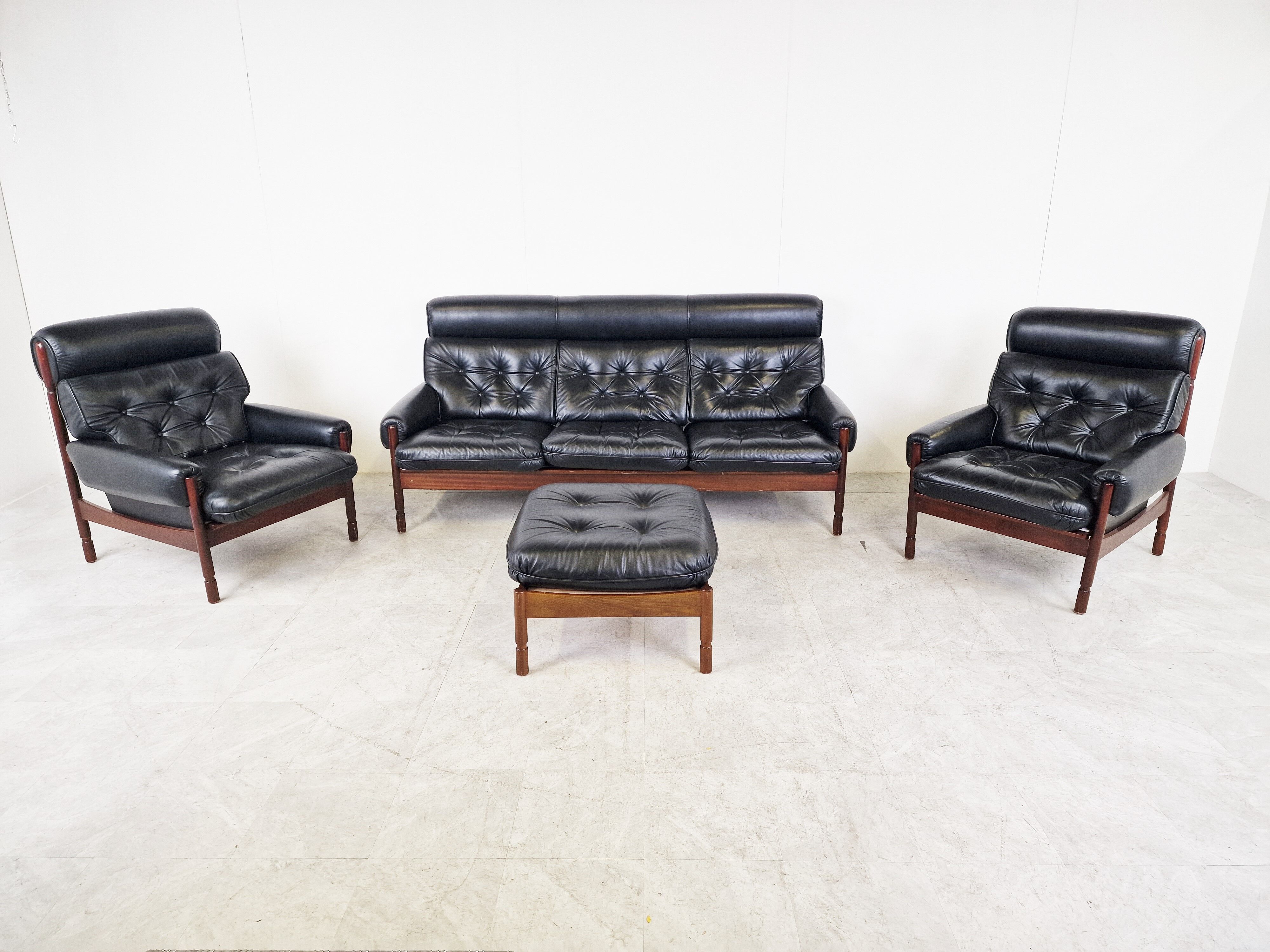 Mid century scandinavian sofa set, 1960s