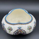 Late 19th century glazed earthenware planter, Longwy enamel style - 648003