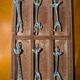Set of 6 animal-shaped silver-plated knife rests